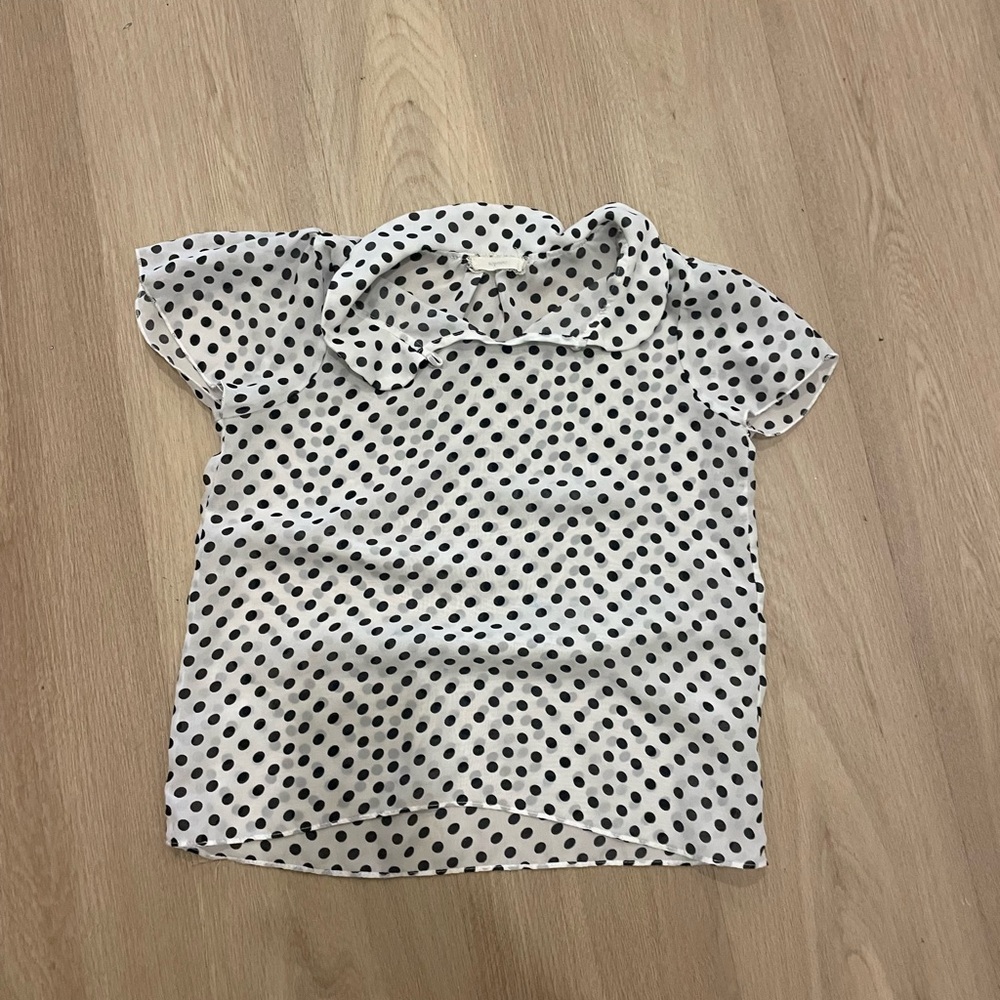 Polka Dot Shirt - Black & White